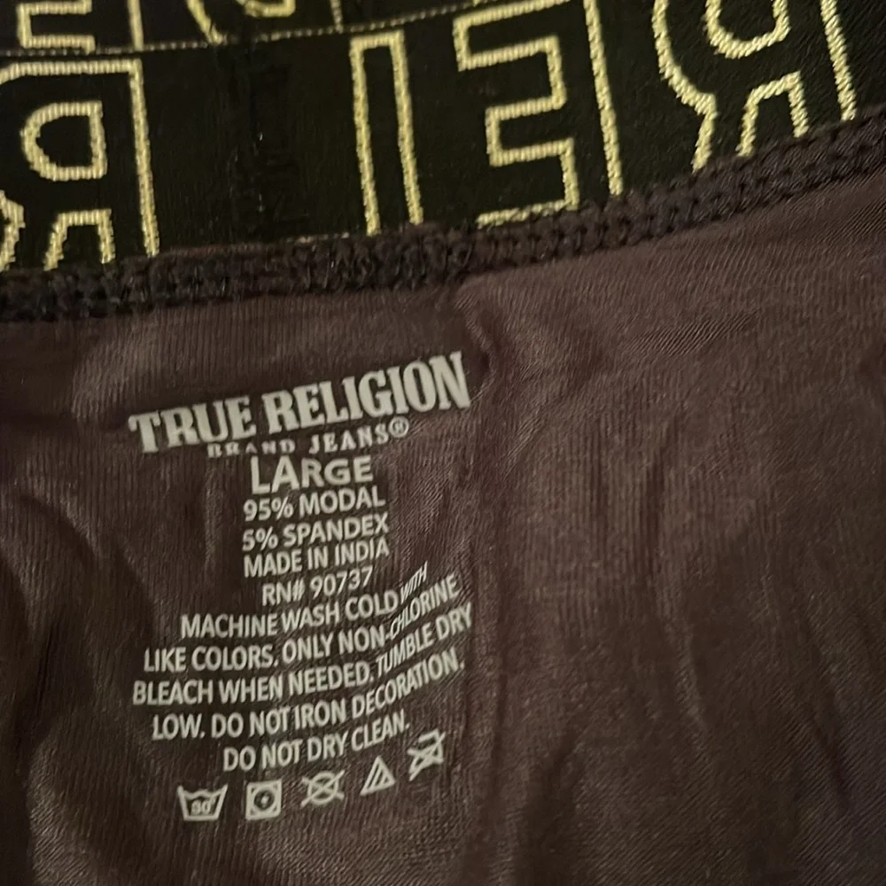 True Religion LARGE Fly Front MODAL/Spandex Boxer Brief (2 Single Pairs)